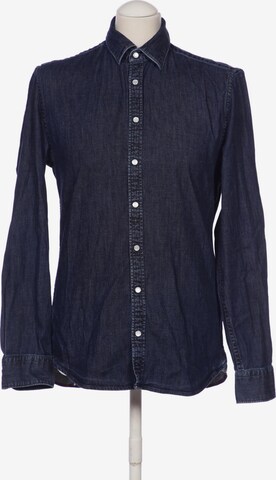 Marc O'Polo Button Up Shirt in M in Blue: front