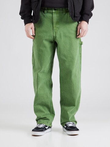 Loosefit Jeans cargo 'DRILL CHORE' di VANS in verde: frontale