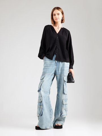 VILA Blouse 'VIBABERA' in Black