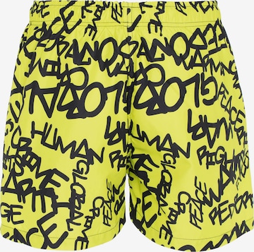 Redbridge Board Shorts 'Miami Vibes' in Yellow