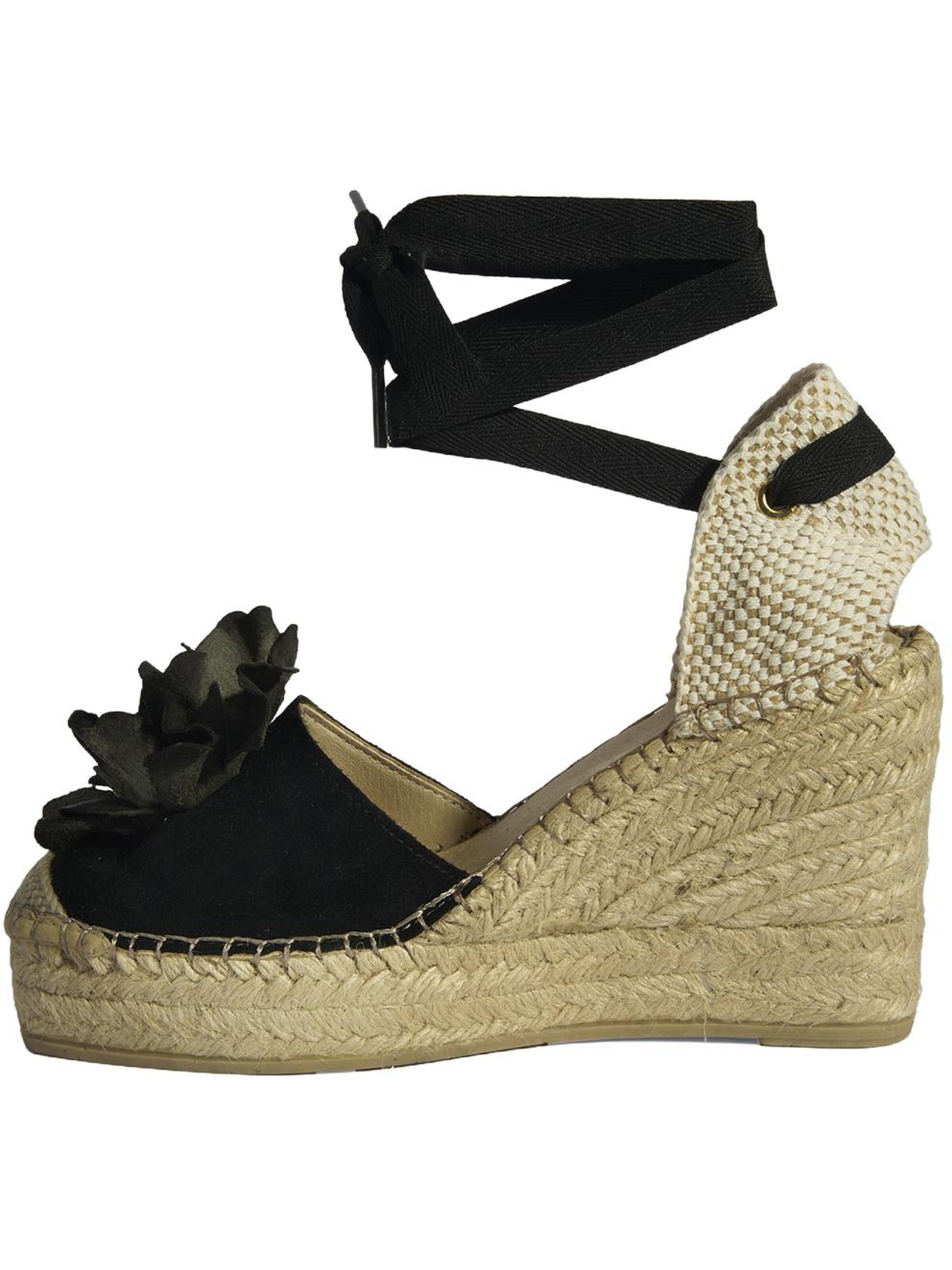 Desa Espadrilles 'Keil-Espadrilles' in Black