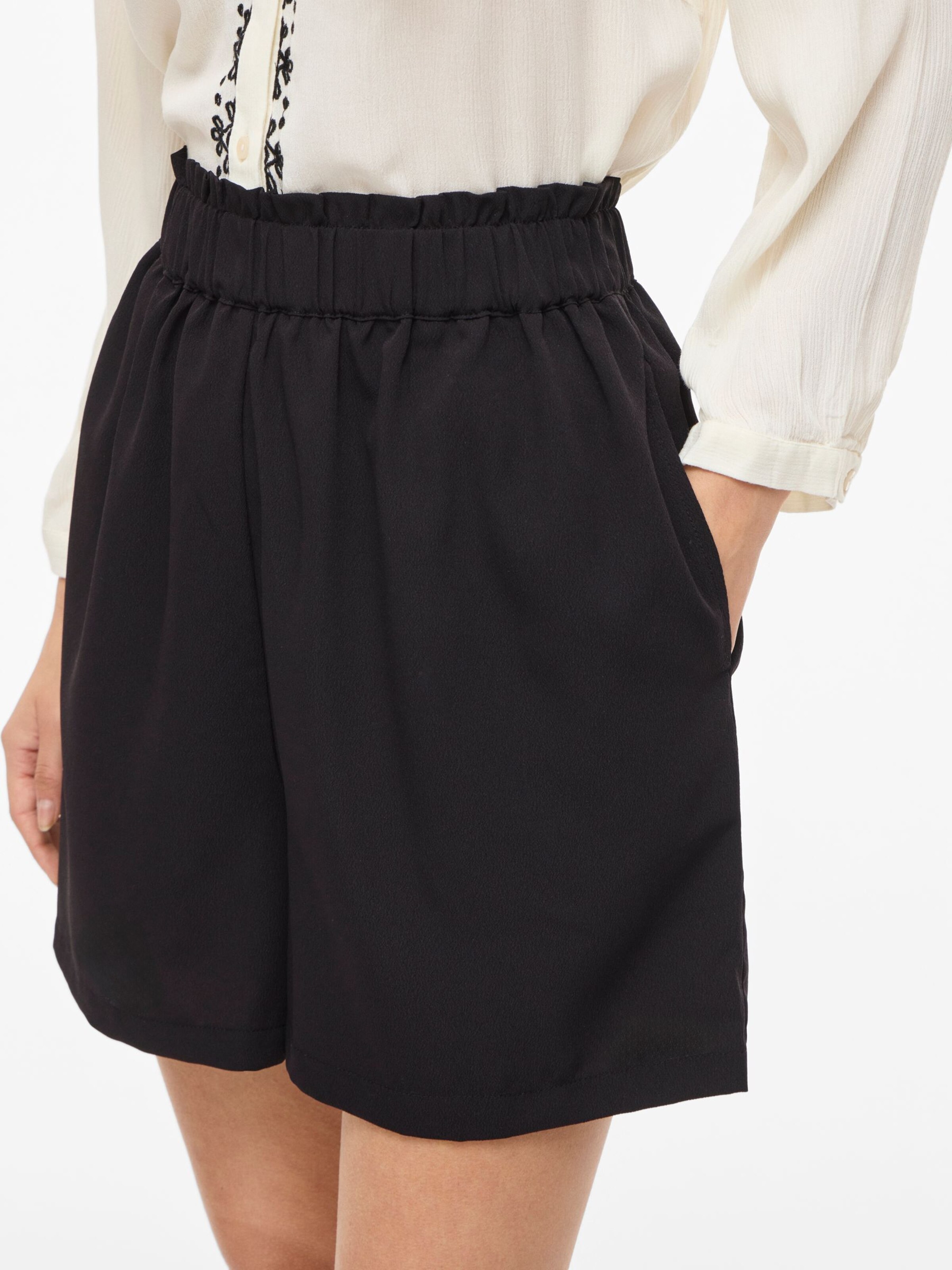 VILA regular Bukser ' VIMATHILDE' i sort