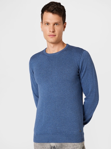 BLEND Sweter 'Nolen' w kolorze niebieski: przód