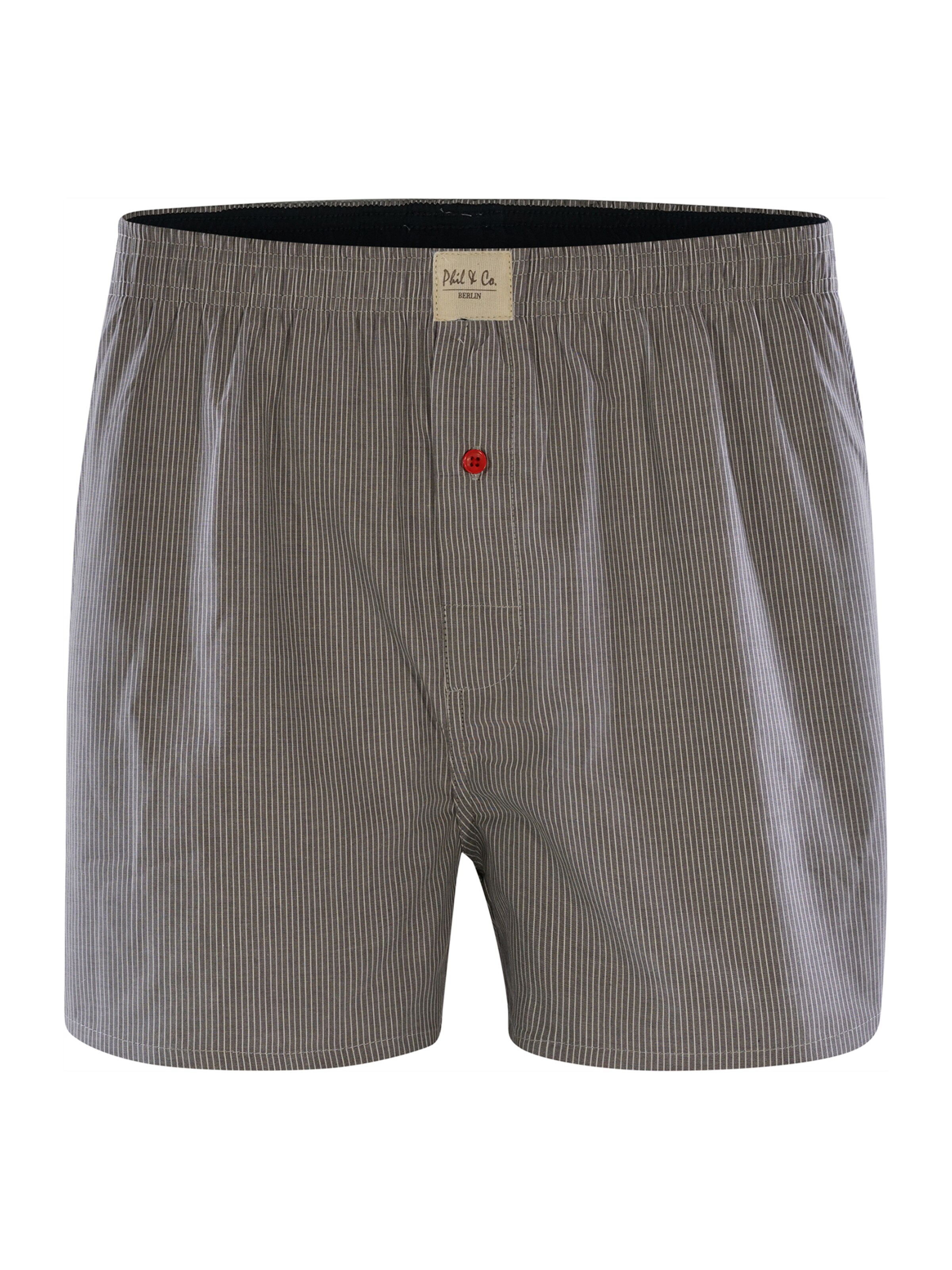 Phil & Co. Berlin Boxer shorts ' Classic Sets ' in Grey