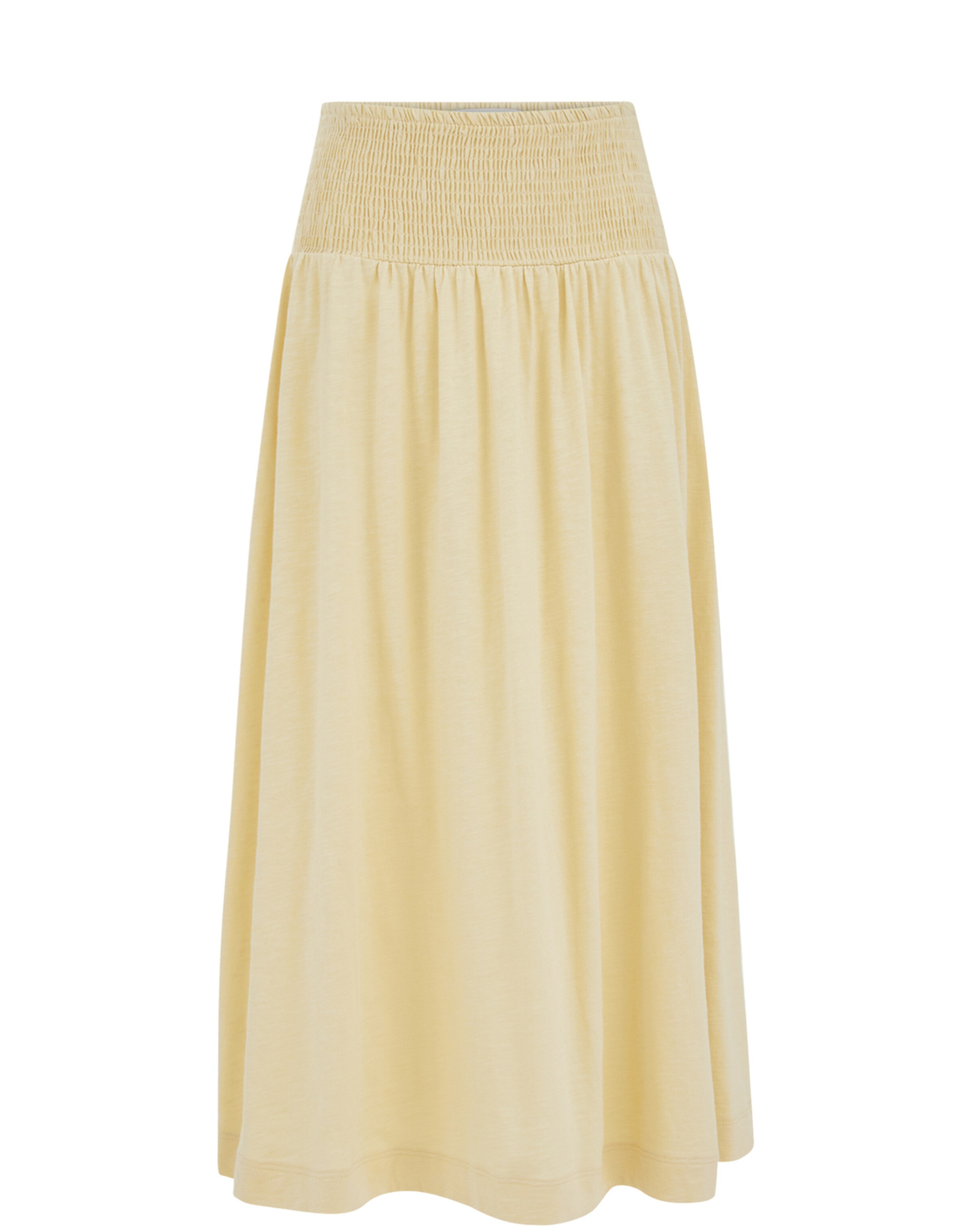 Fustă WE Fashion pe galben deschis, Vizualizare produs