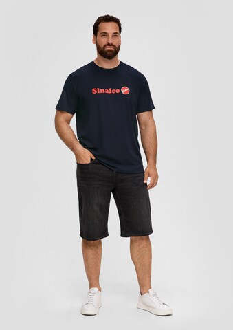 s.Oliver Red Label Big & Tall T-Shirt 'Sinalco' in Blau