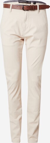 INDICODE JEANS Chino trousers 'GOWER' in White: front