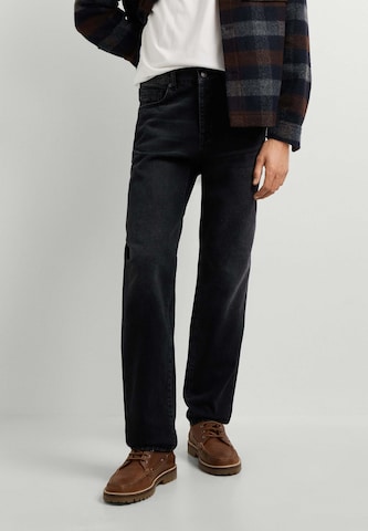 Pepe Jeans - Tapered Vaquero en negro: frente