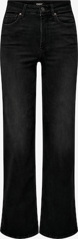 ONLYWide Leg/ Široke nogavice Traperice 'ONLMadison Blush' - crna boja: prednji dio