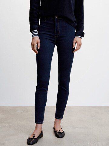 MANGO Skinny Jeans in Blauw: voorkant