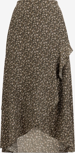 Sijonas iš DreiMaster Vintage, spalva – rusvai žalia / alyvuogių spalva / balkšva, Prekių apžvalga