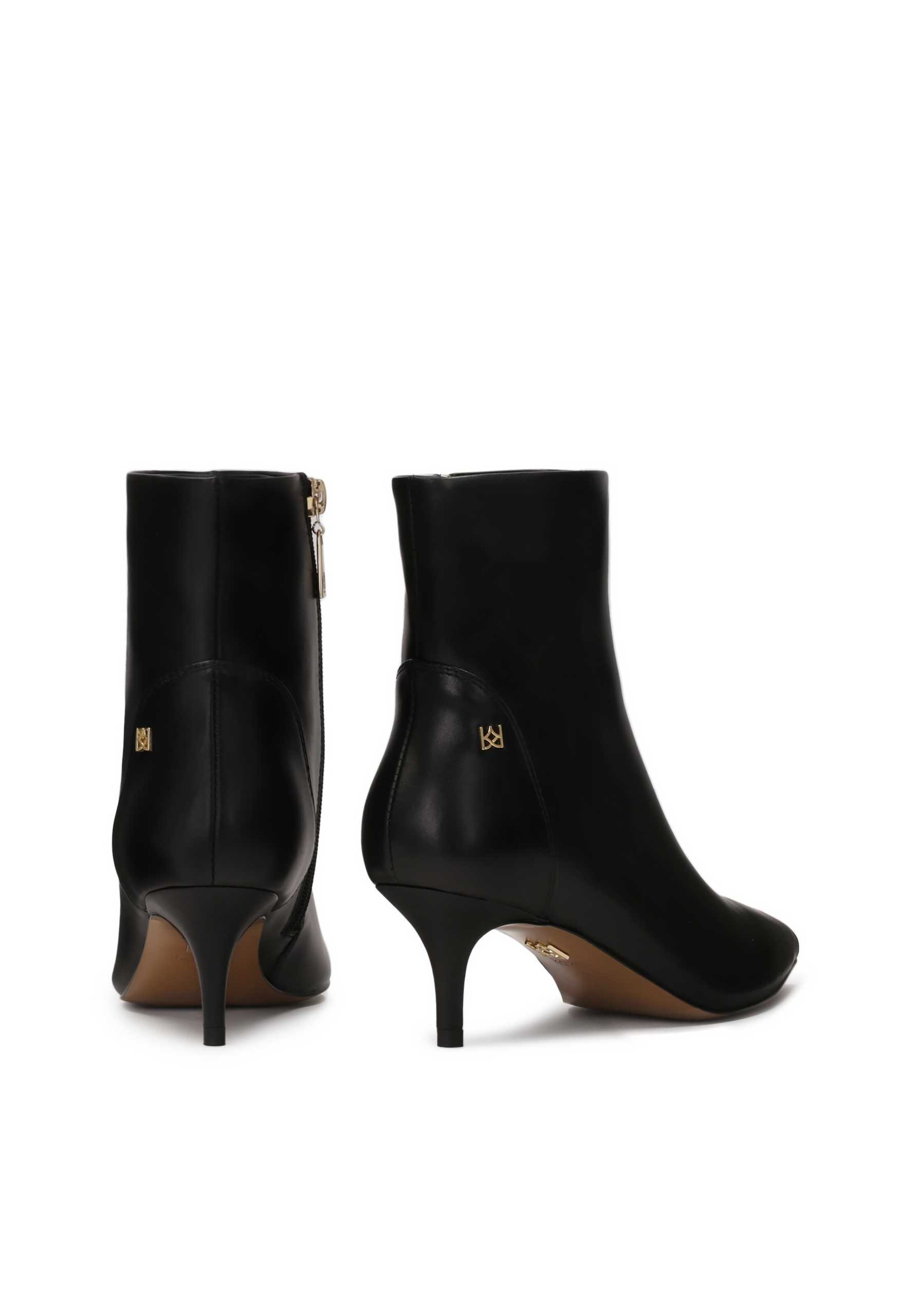 Kazar Enkellaarsjes in Zwart