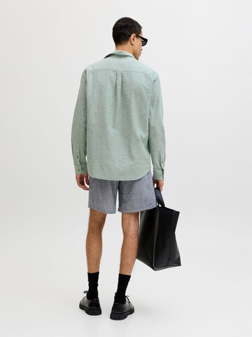 JACK & JONES Regular fit Button Up Shirt 'JJESummer' in Green