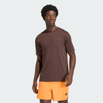 ADIDAS PERFORMANCE Performance Shirt in Brown: front