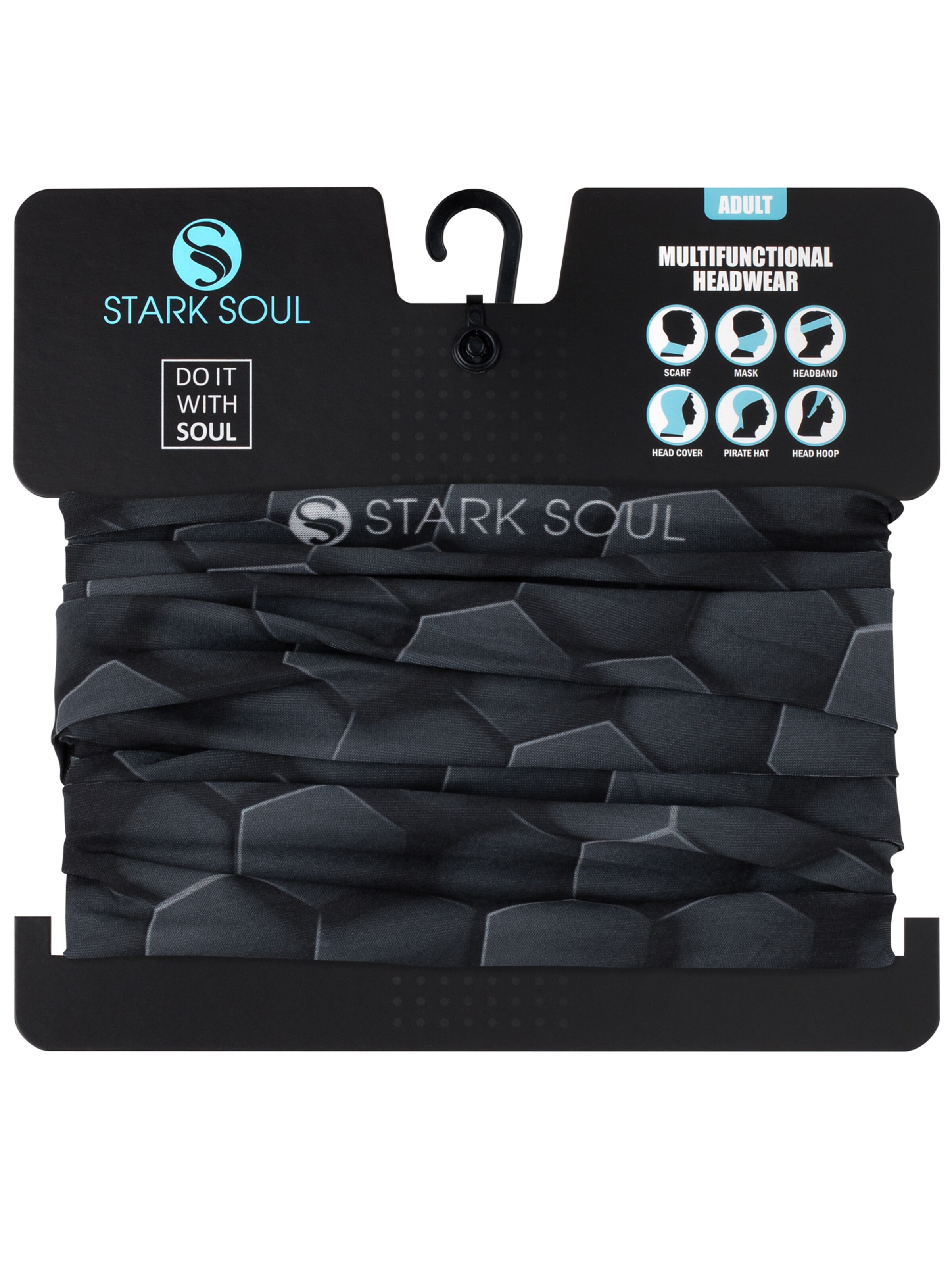 Stark Soul - Cachecol desportivo em preto