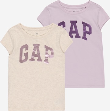 GAP Shirt in Lila: voorkant