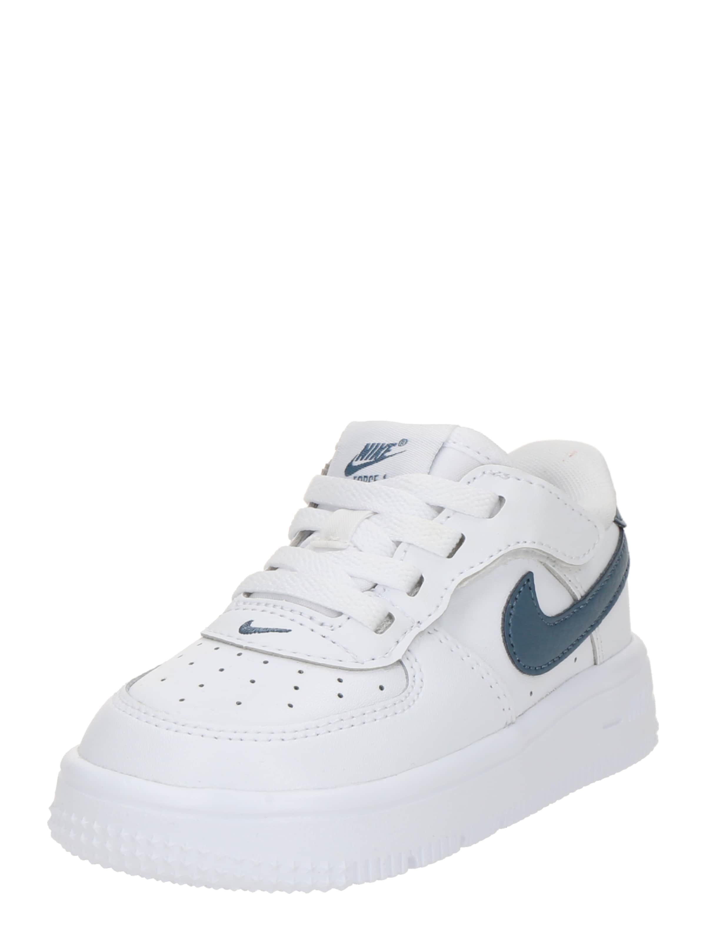 Baskets 'Force 1 EasyOn' Nike Sportswear en blanc : devant
