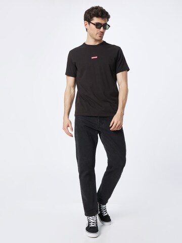 LEVI'S ® Shirt 'SS Relaxed Baby Tab Tee' in Schwarz