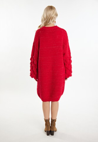 IZIA - Vestido de malha em vermelho