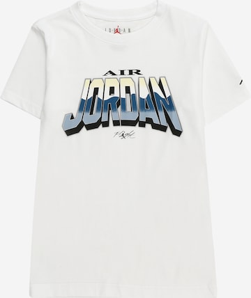 Jordan Shirt 'WORLD' in Wit: voorkant