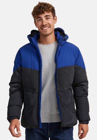 Veste d’hiver 'Urban' INDICODE JEANS en noir : devant