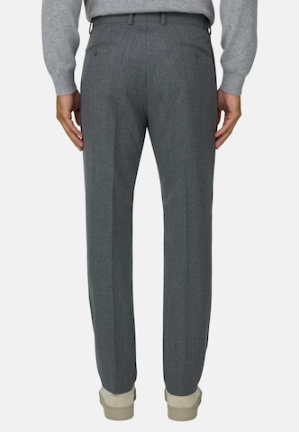Boggi Milano Slimfit Bandplooibroek in Grijs