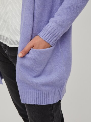 VILA Knit Cardigan 'Ril' in Blue