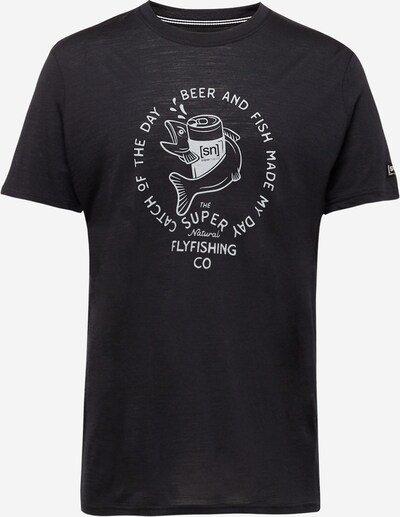 super.natural T-Shirt fonctionnel 'JUHOS FINEST' en noir / blanc, Vue avec produit