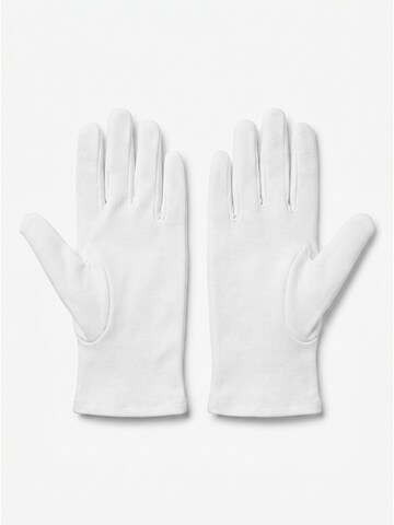 GLAMORY Fingerhandschuhe 'Gloves Strumpfhandschuhe'‌‌‌‌‌‌ in Weiß