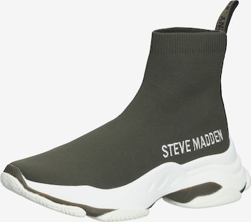 Sneaker alta di STEVE MADDEN in verde: frontale