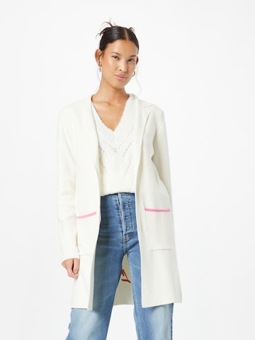 Key Largo Knit cardigan 'AMOUR' in White: front