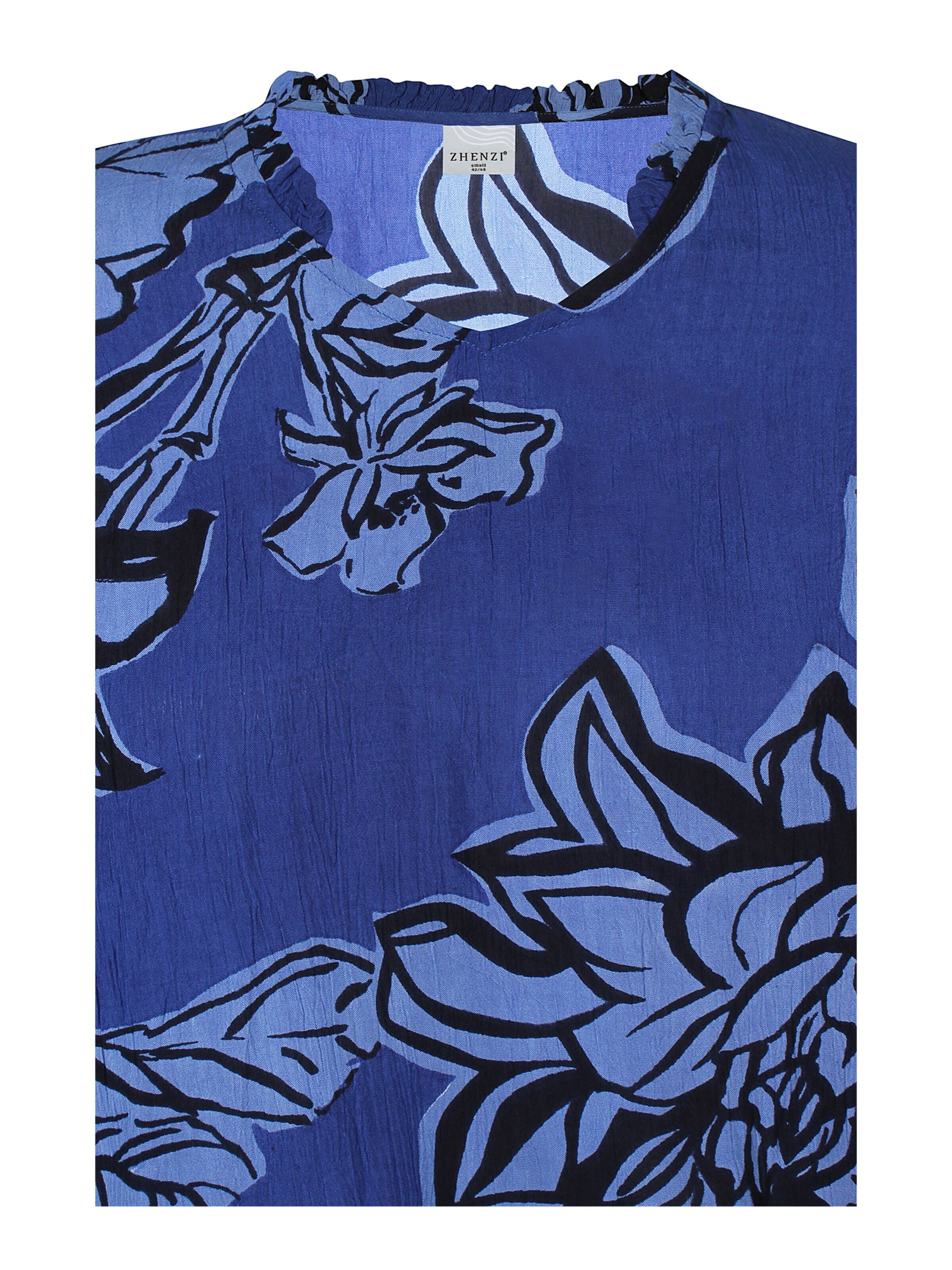 Zhenzi Blouse 'Kesha 1457' in Blauw