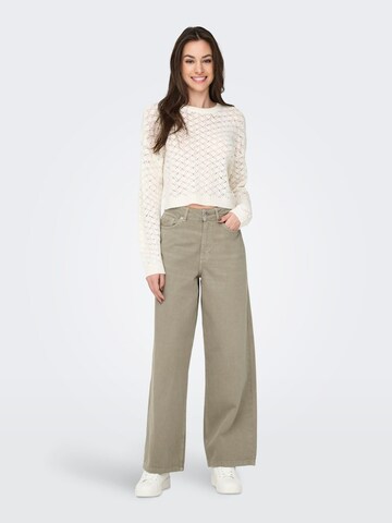 ONLY Wide leg Τζιν σε πράσινο