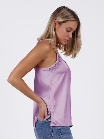 admas - Top 'ADMAS Camiseta Tirante Puntilla Escote para Mujer' en lila