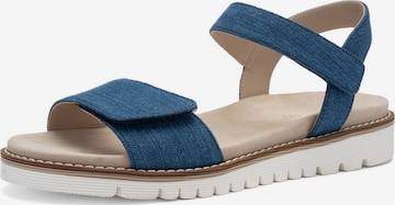 ARA Sandale 'Ara KENT Textil Blau' in Blau: Vorderseite