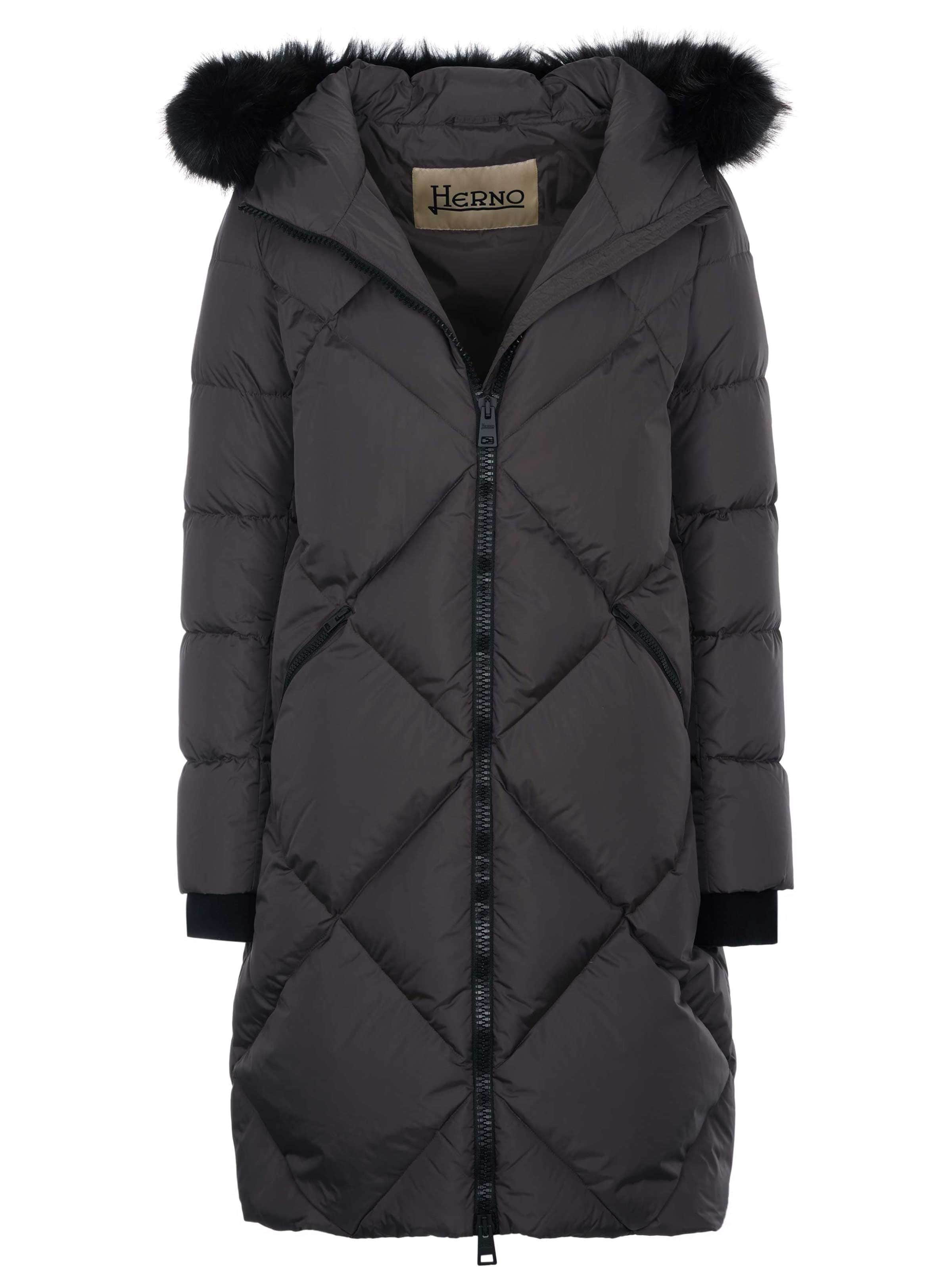 Veste mi-saison Herno en gris : devant