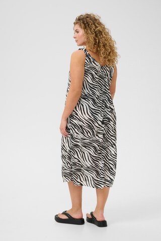 KAFFE CURVE Jurk 'Caisy Ami' in Zwart