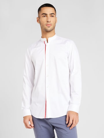 HUGO Regular fit Риза 'Kaleb' в бяло: отпред