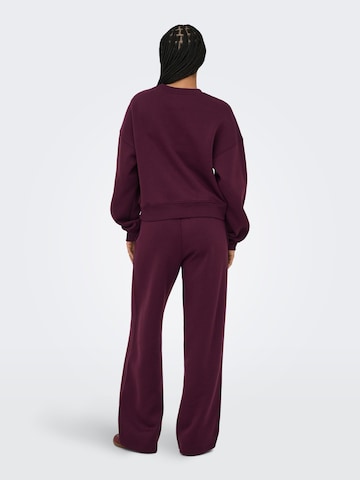 ONLY - Pierna ancha Pantalón 'ONLBest' en rojo