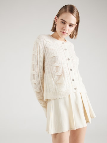 ONLY Knit Cardigan 'DARLING' in Beige: front