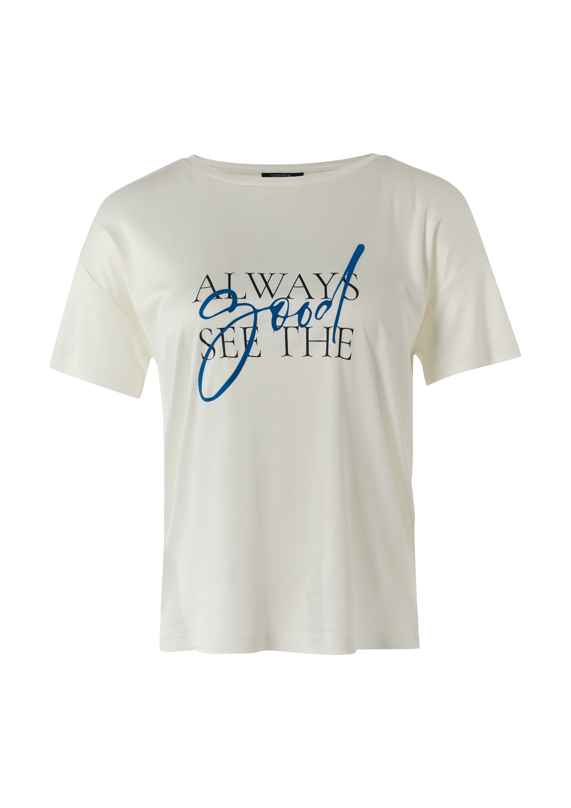COMMA Tričko - Biela: predná strana