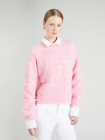 PIECES Pullover in Pink: Vorderseite