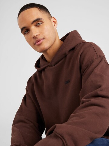 LEVI'S ® Bluzka sportowa 'Gold Tab Hoodie' w kolorze brązowy