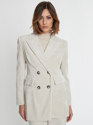 Ana Alcazar Blazers 'Sasea' in Beige: voorkant