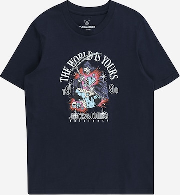 Jack & Jones Junior T-Shirt 'HEAVENS' in Blau: predná strana