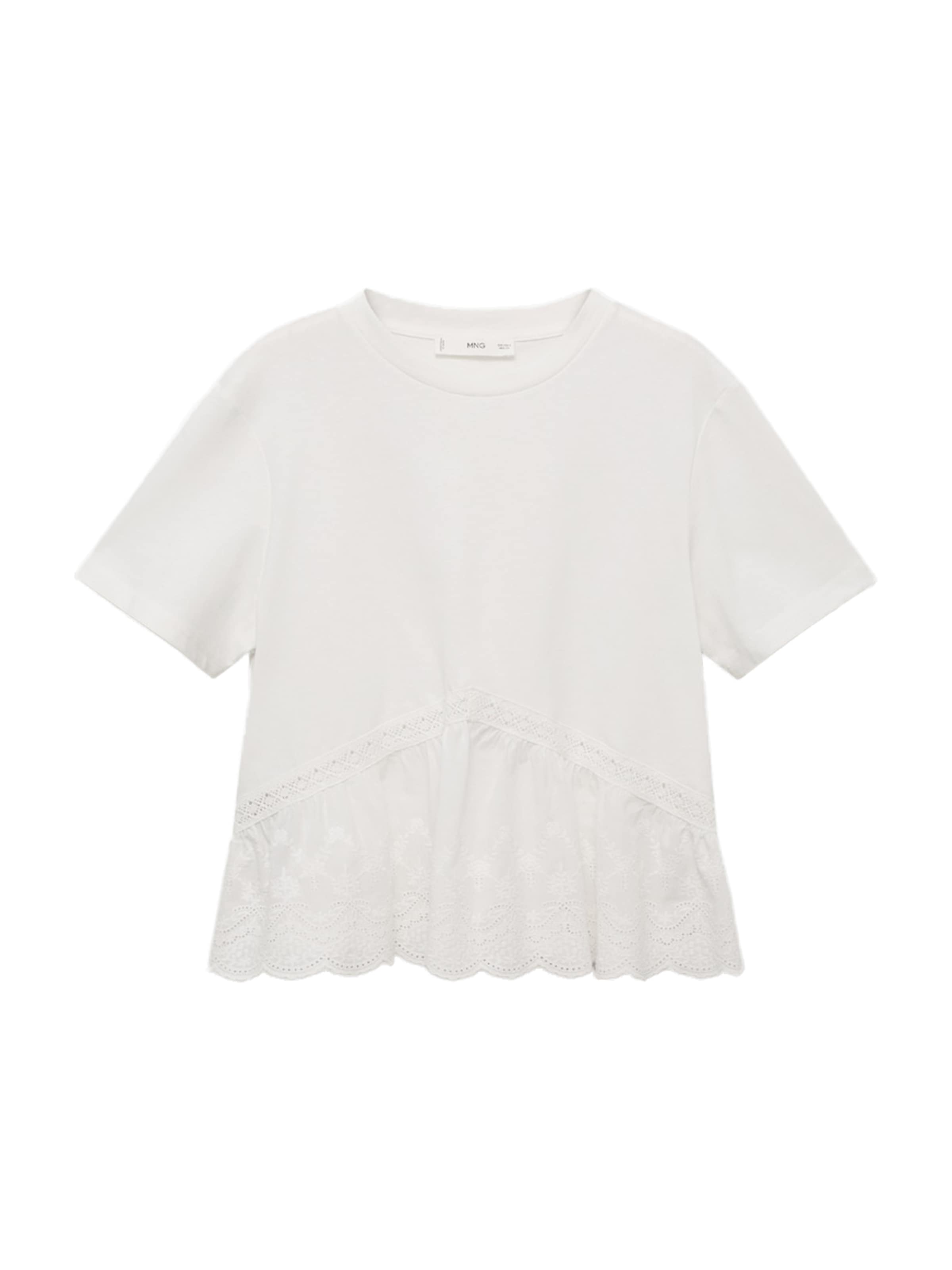Maglietta 'MOLLY' di MANGO in bianco: frontale