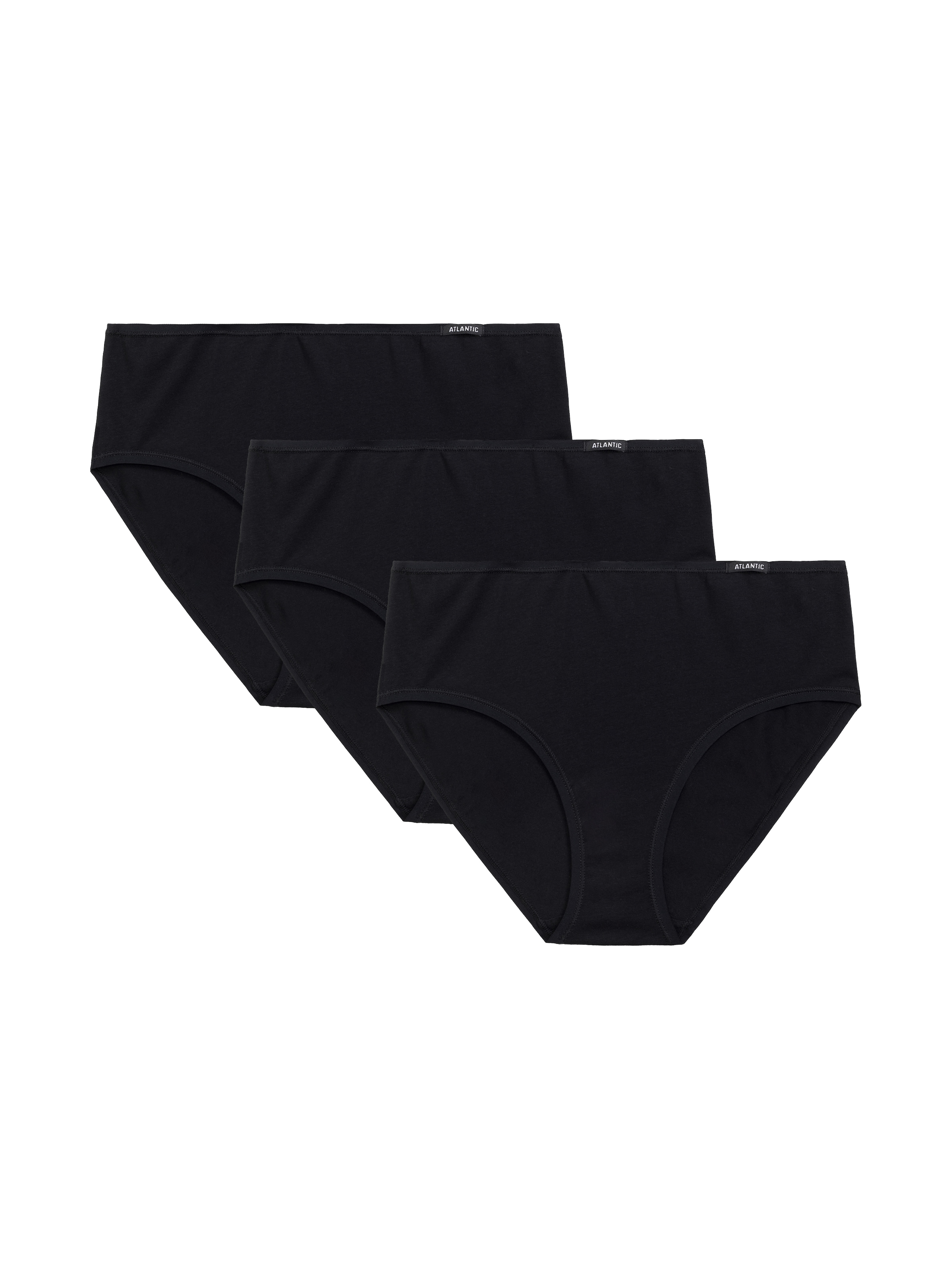 Atlantic Slip 'ATLANTIC'‌‌ in Schwarz: Vorderseite