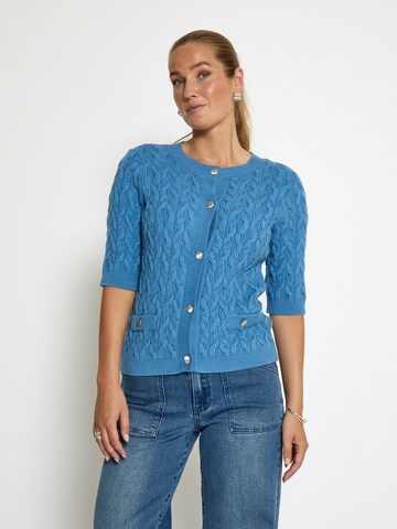 minus Gebreid vest 'Filucca' in Blauw: voorkant