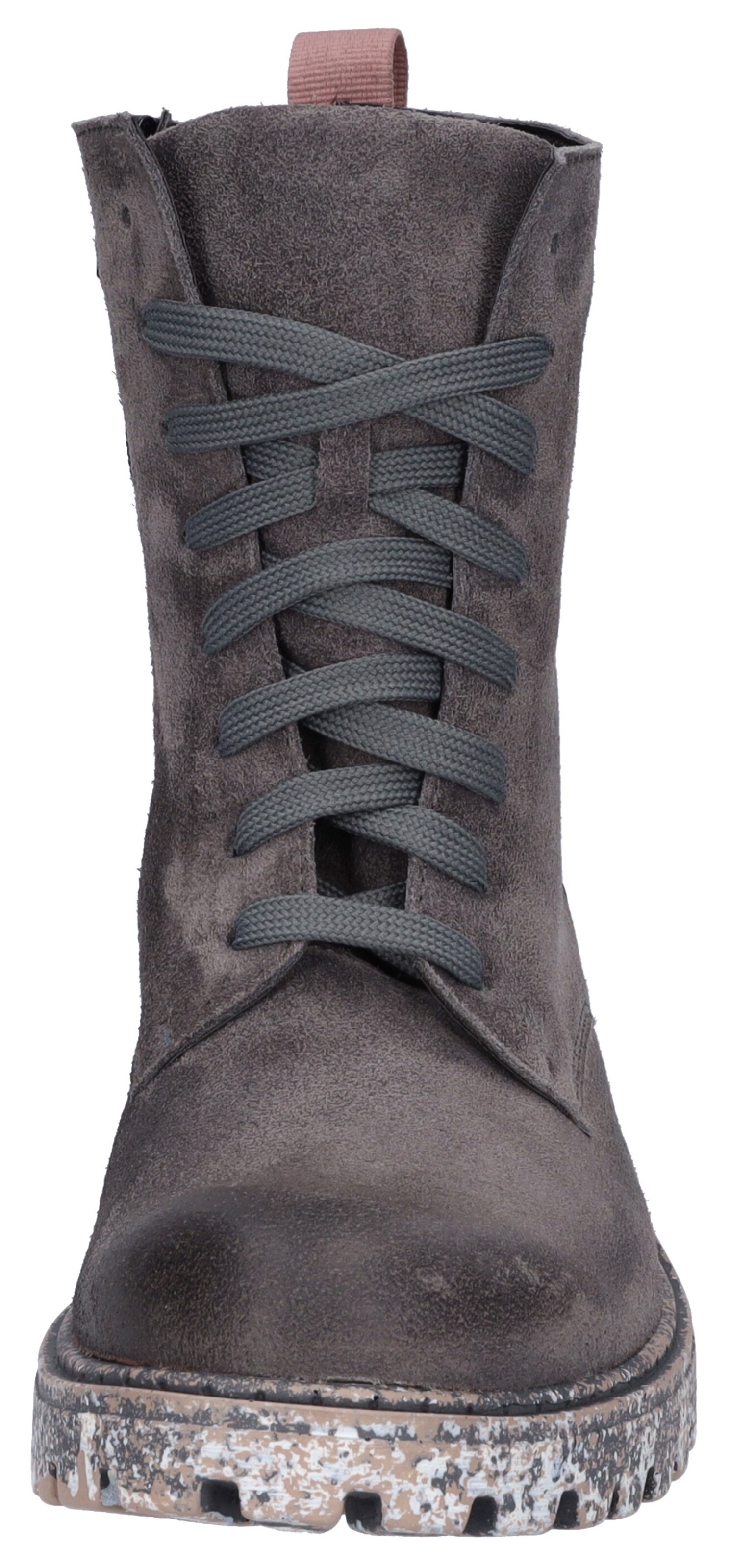 JOSEF SEIBEL Lace-up bootie 'Marta' in Grey