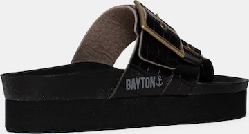 Bayton - Sapato aberto 'Castel' em preto